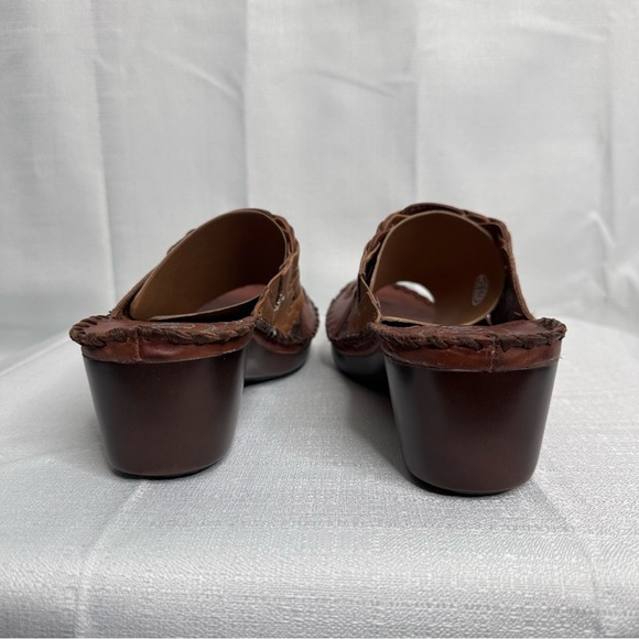 Artiat whipstitch sandal leather western boho wedge neutral western summer fall - Picture 4 of 8